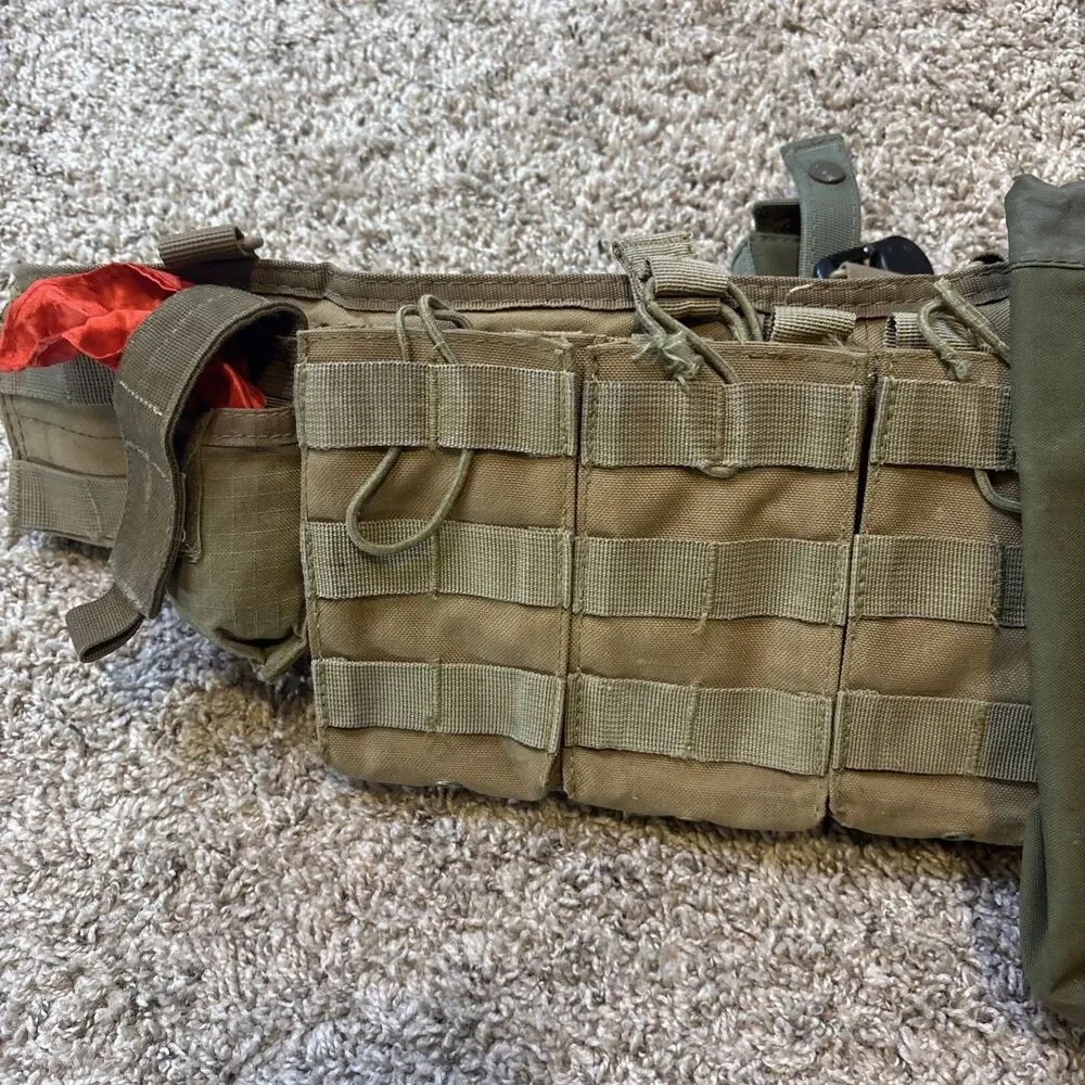 5.11 Tactical Padded MOLLE Battle Belt Holster Air soft Full Setup Medium Buckle
